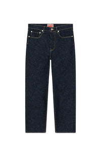 Jean droit Asagao - Rinse Blue Denim