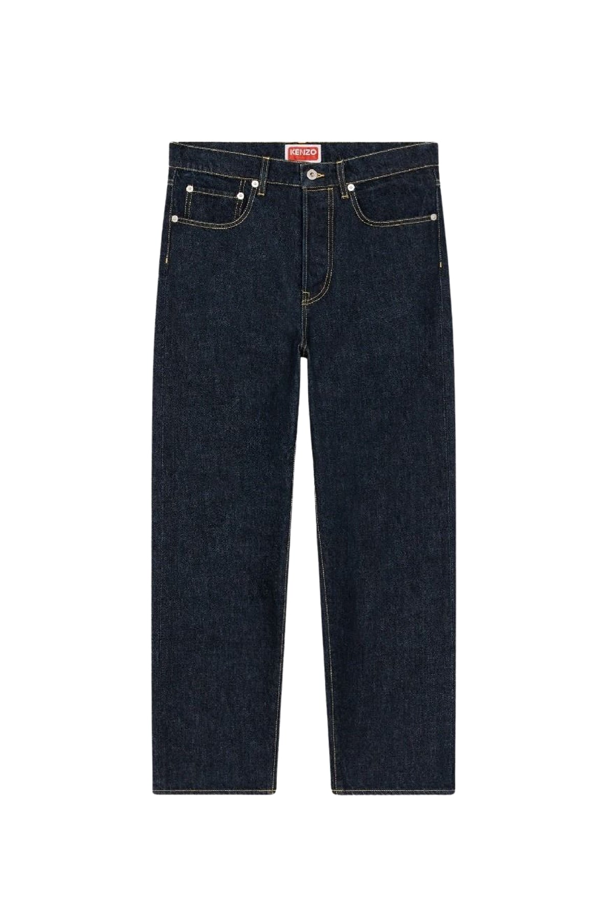 Jean droit Asagao - Rinse Blue Denim