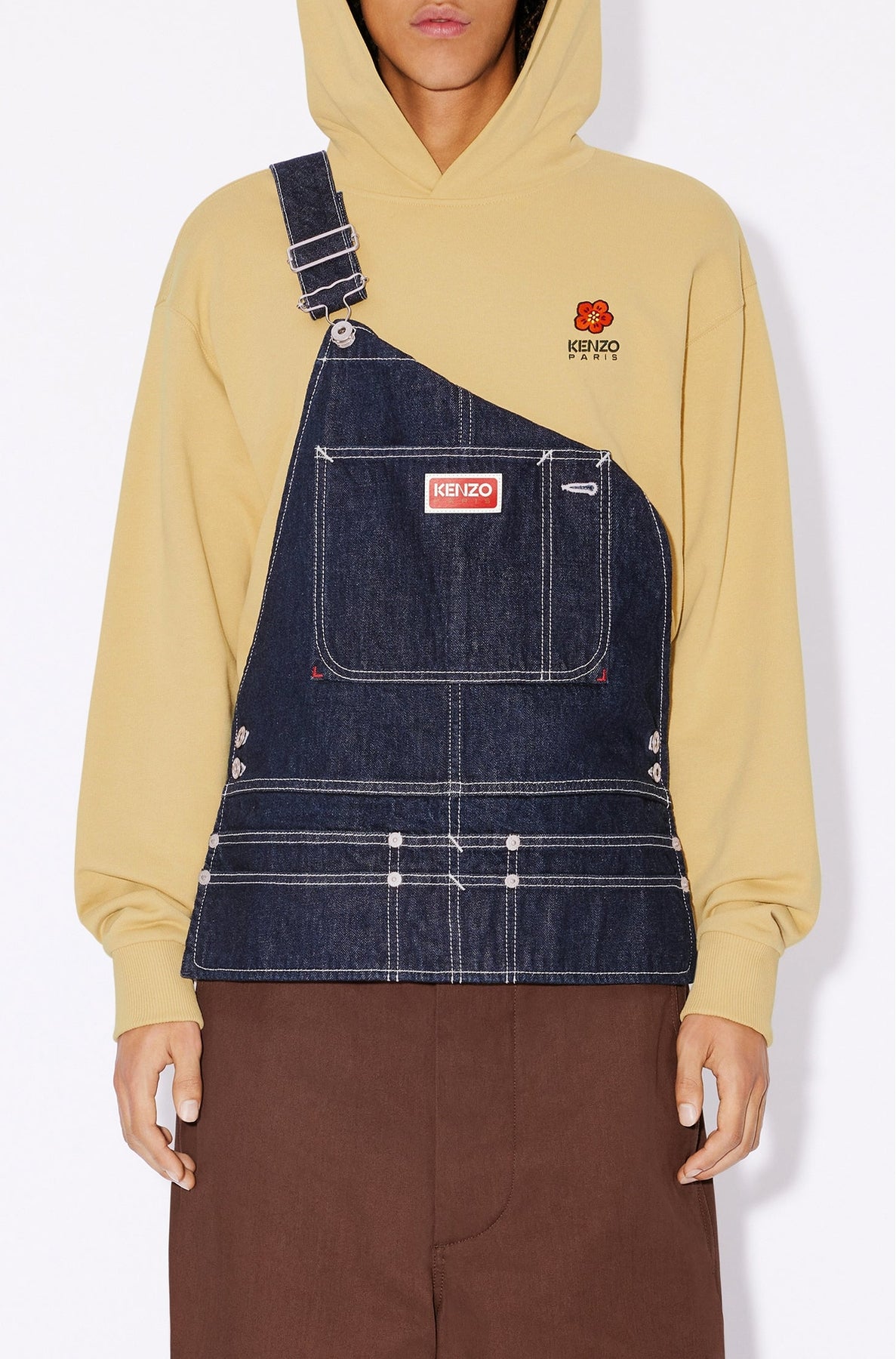 Chemise de salopette en denim - Rinse Blue Denim