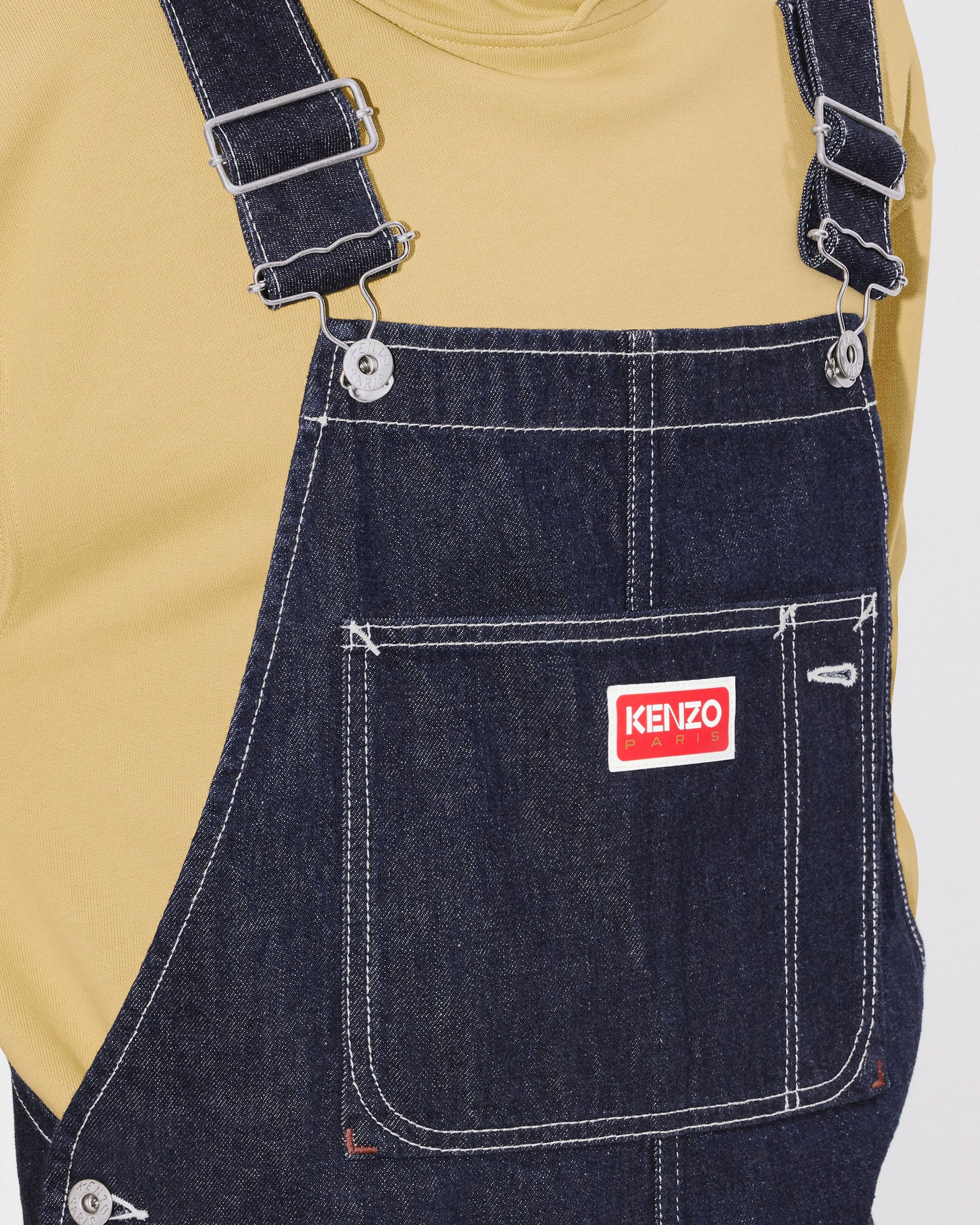 Chemise de salopette en denim - Rinse Blue Denim