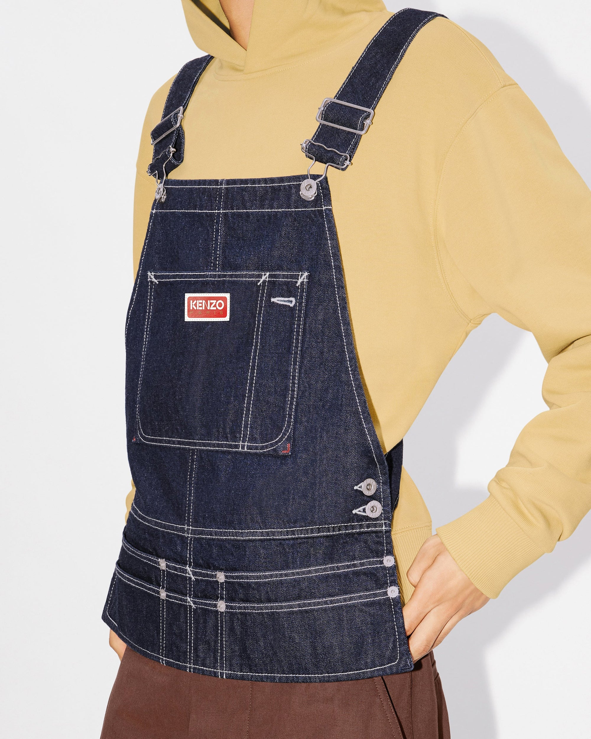 Chemise de salopette en denim - Rinse Blue Denim