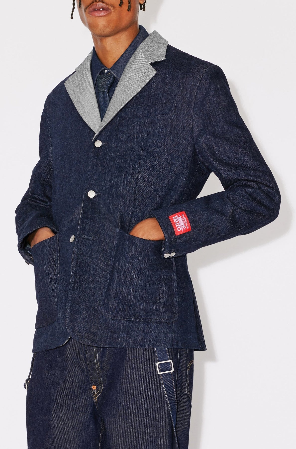 Denim Blazer Kenzo x LEVI'S® - Rinse Blue Denim
