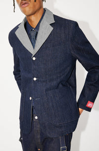 Denim Blazer Kenzo x LEVI'S® - Rinse Blue Denim