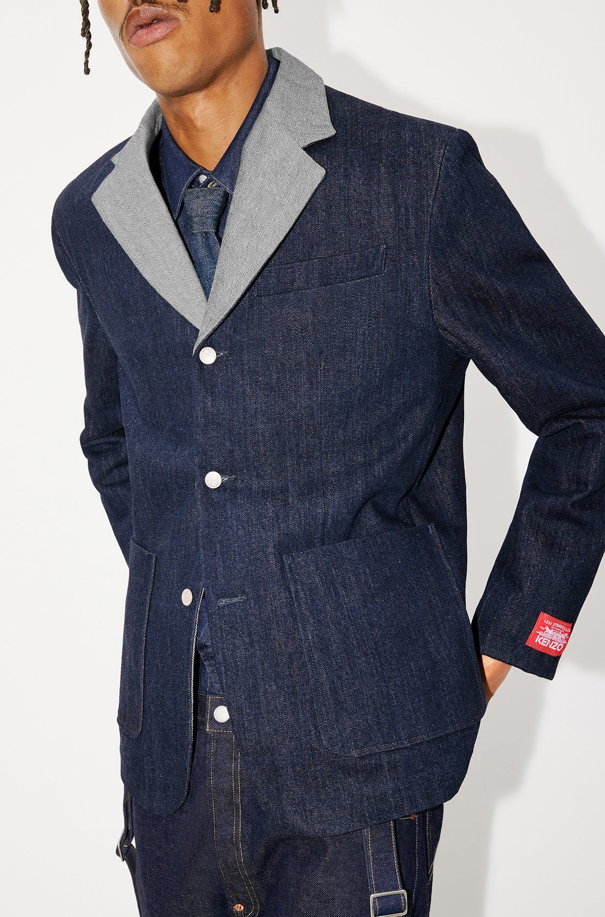 Denim Blazer Kenzo x LEVI'S® - Rinse Blue Denim