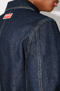 Veste workwear en denim "Kenzo Target" - Rinse Blue Denim