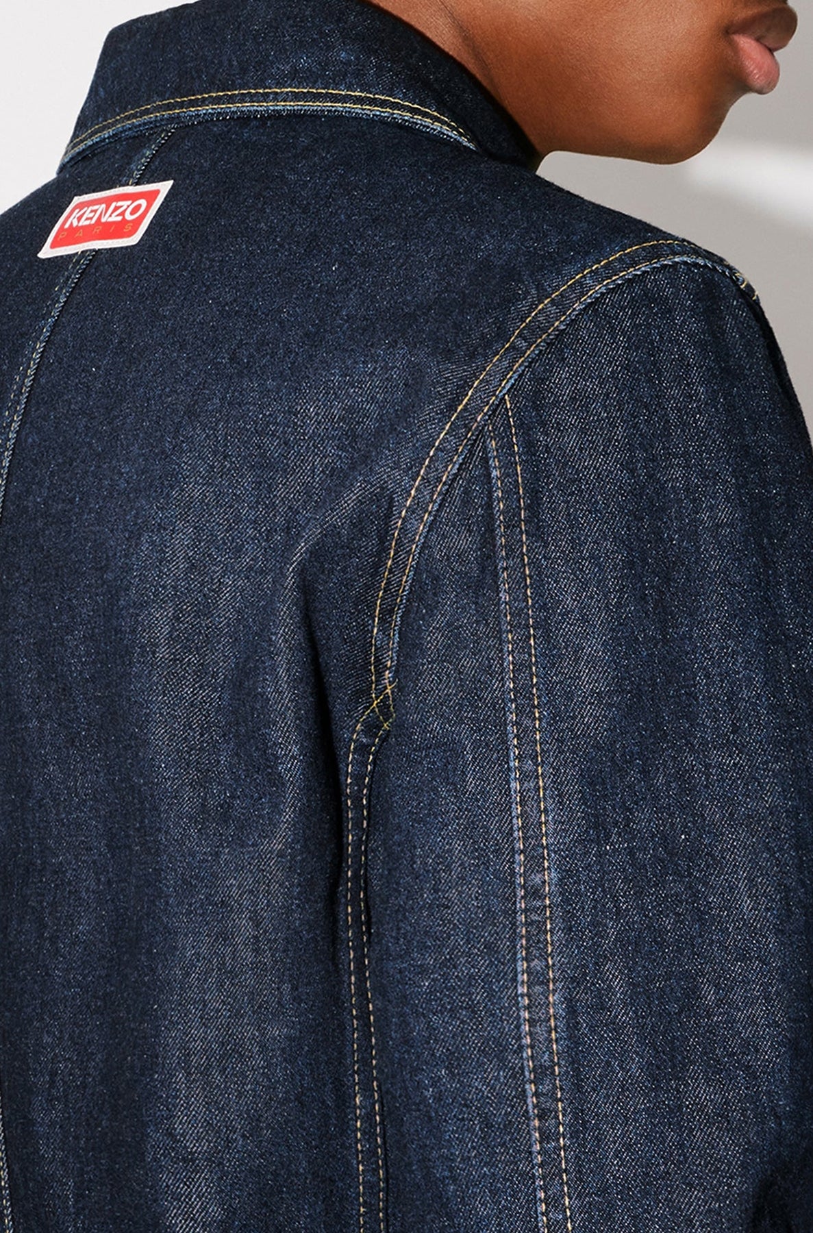Veste workwear en denim "Kenzo Target" - Rinse Blue Denim