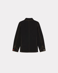 Veste workwear "Kenzo Archive Logo" en denim - Rinse Black Denim