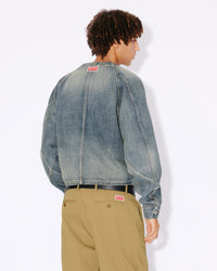 Denim workwear jacket - Stone Bl Dirty Blue Denim