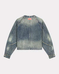 Denim workwear jacket - Stone Bl Dirty Blue Denim