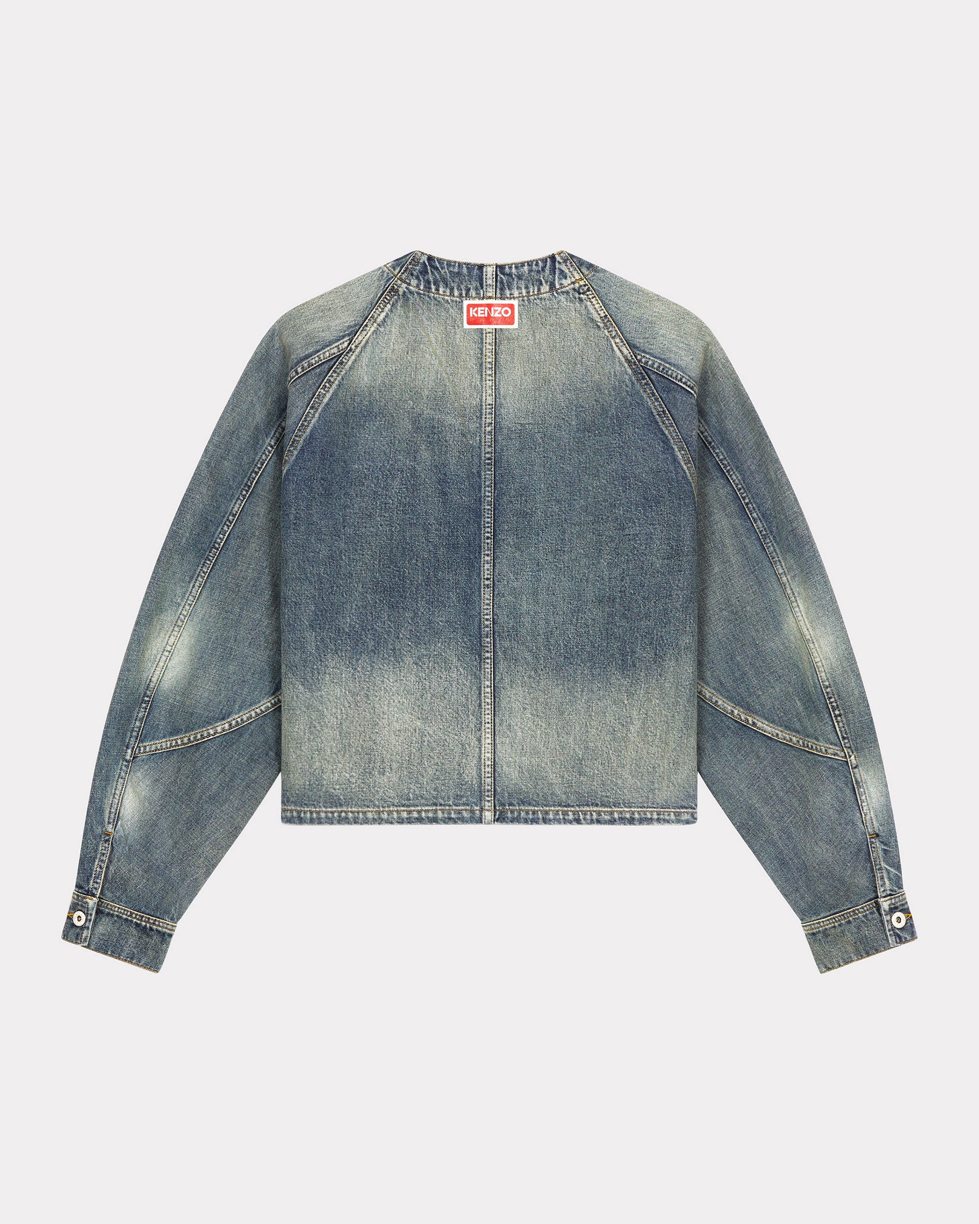 Denim workwear jacket - Stone Bl Dirty Blue Denim