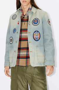 Veste "Kenzo Travel" en denim - Medium Stone Blue