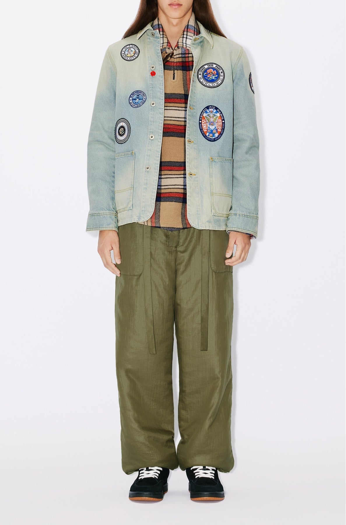 Veste "Kenzo Travel" en denim - Medium Stone Blue