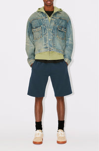 Denim trucker jacket - Stone Bl Dirty Blue Denim