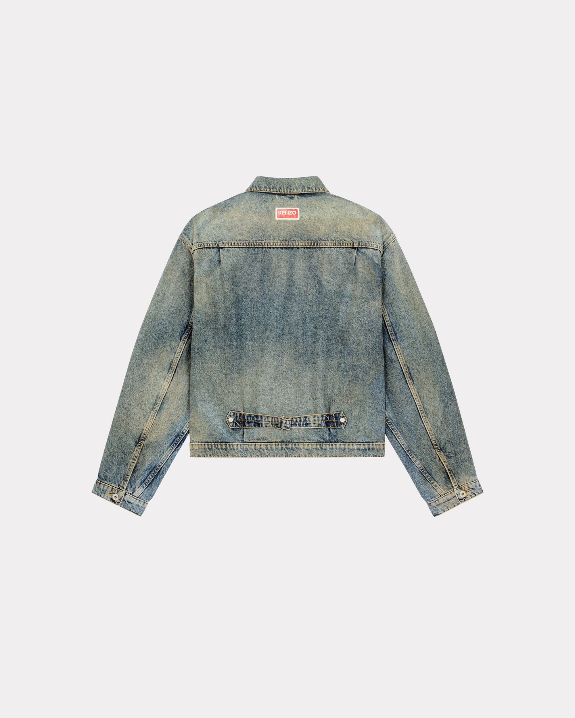 Denim trucker jacket - Stone Bl Dirty Blue Denim