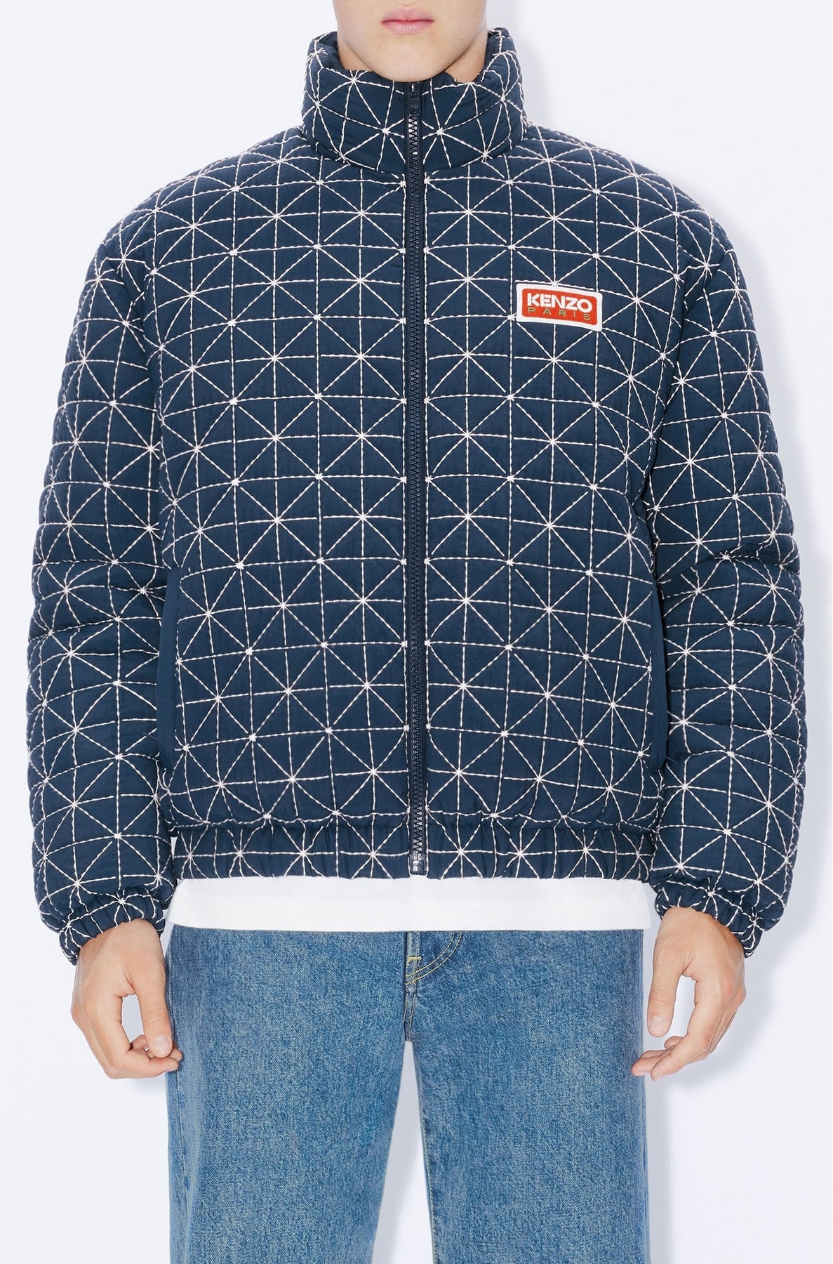 Doudoune "Kenzo Sashiko Stitch" - Midnight Blue