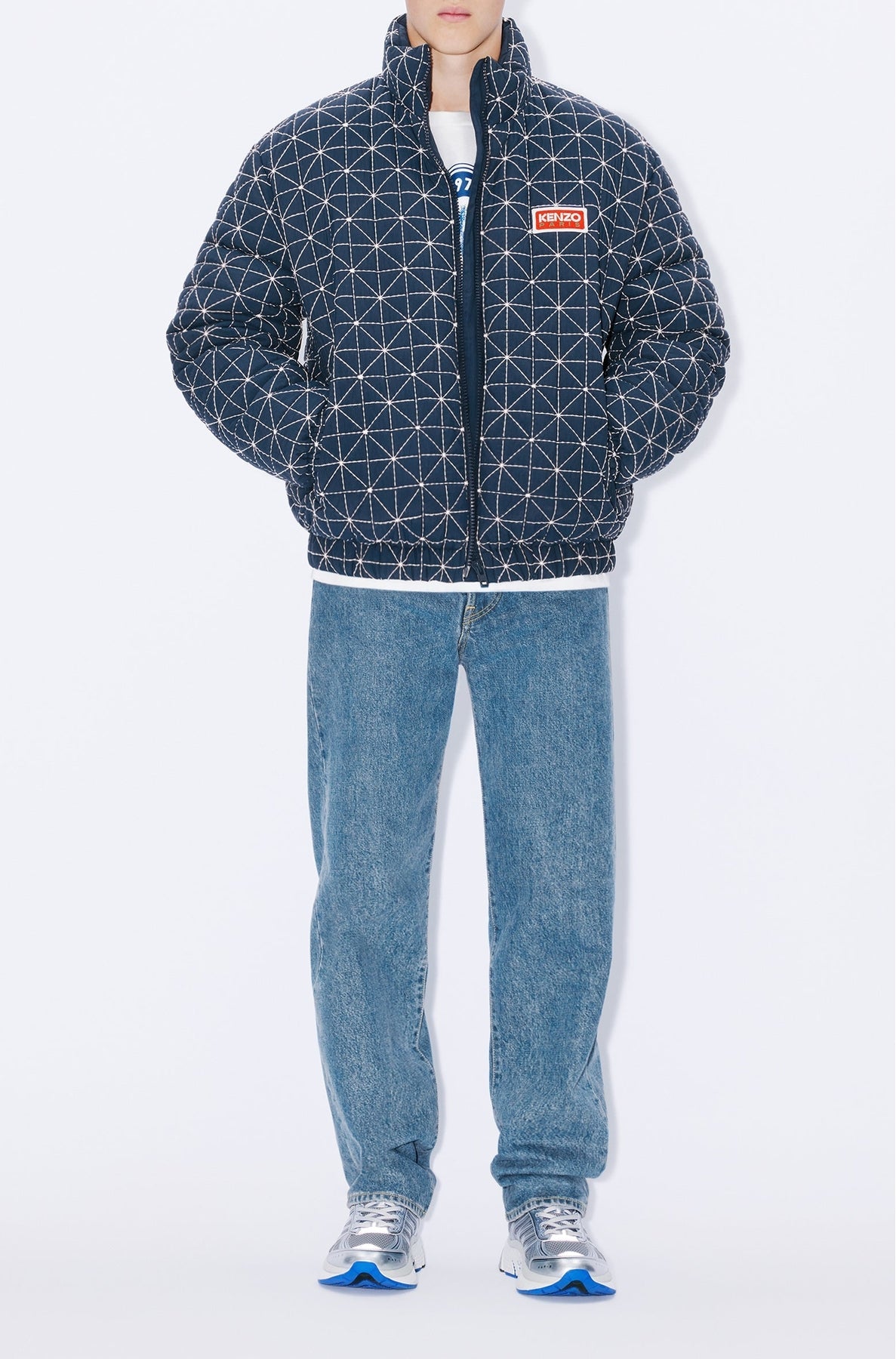 Doudoune "Kenzo Sashiko Stitch" - Midnight Blue