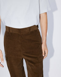 Pantalon cargo en velours - Dark Brown