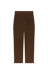 Pantalon cargo en velours - Dark Brown