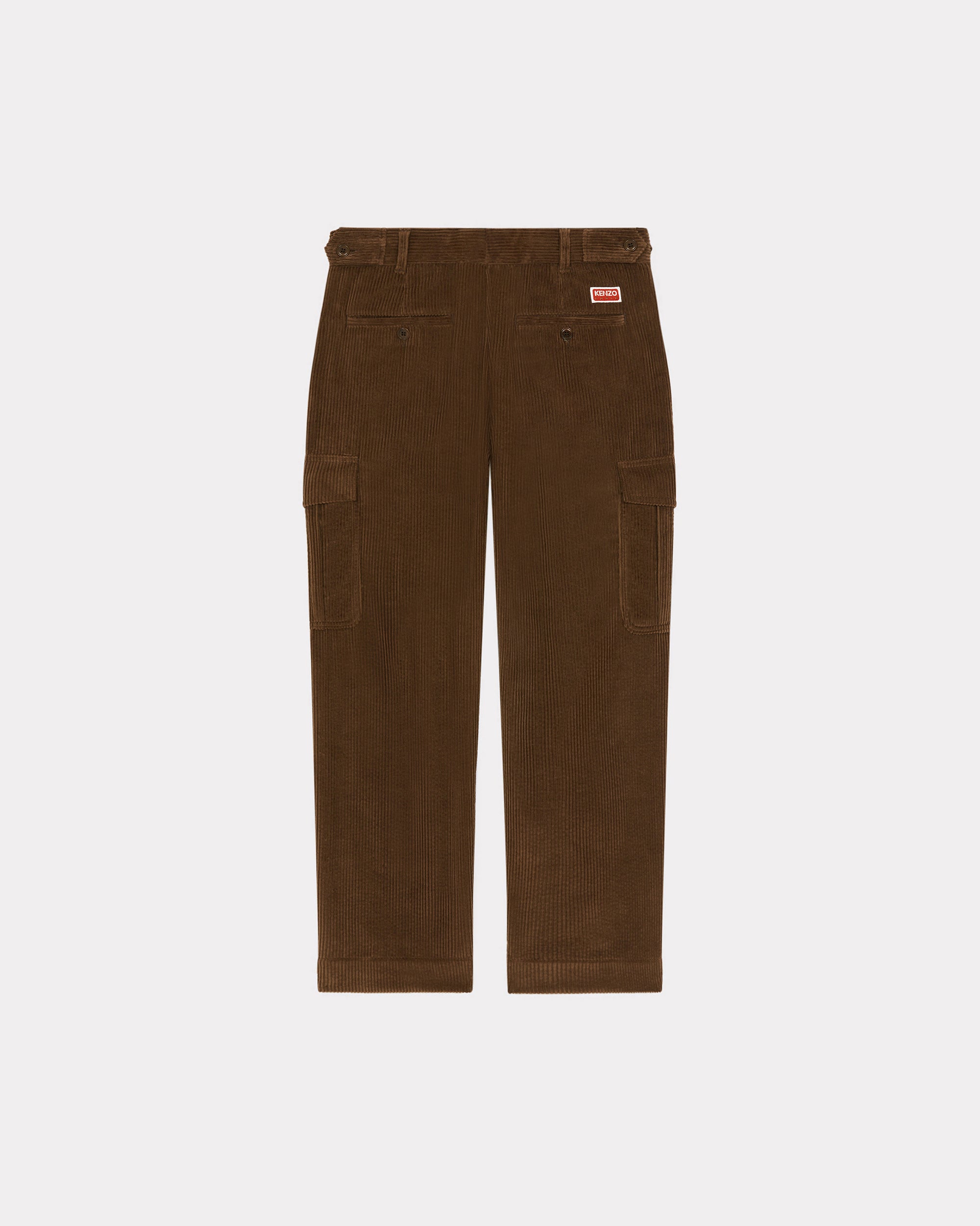 Pantalon cargo en velours - Dark Brown