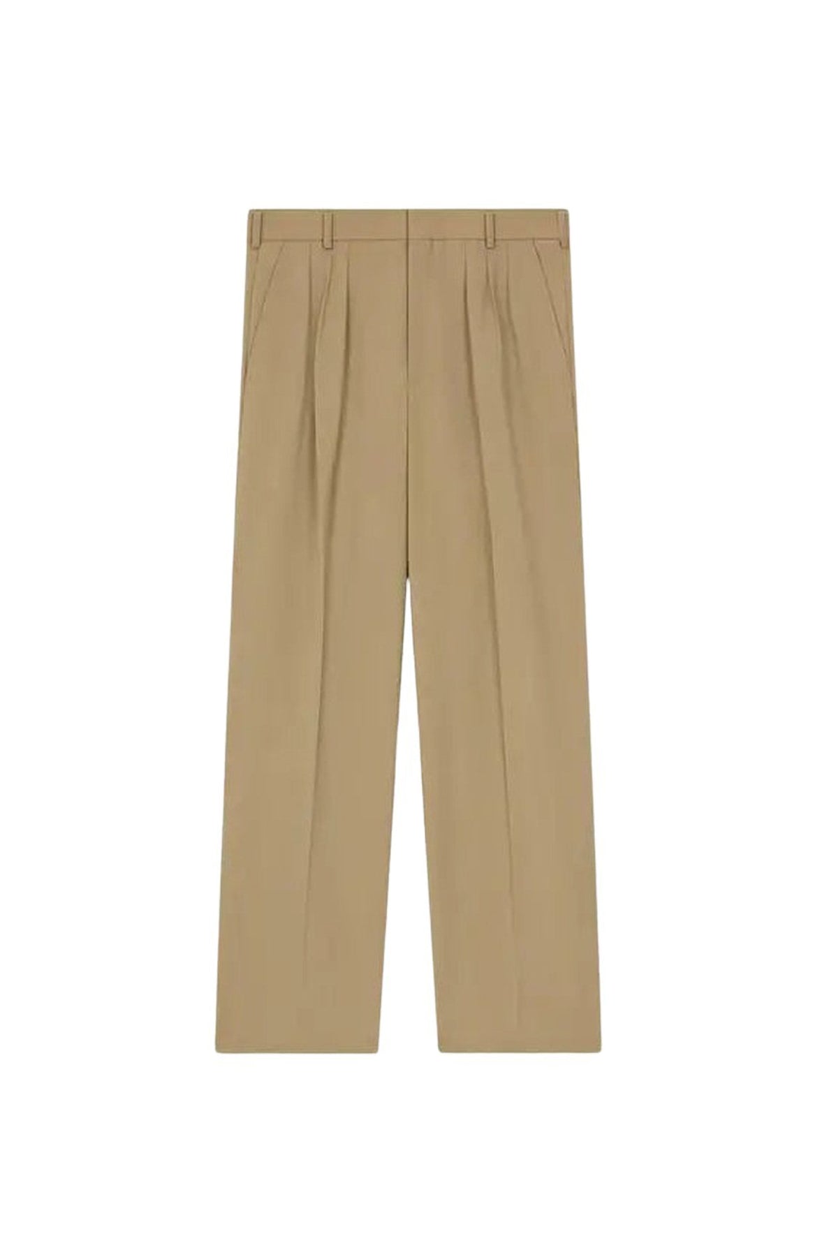 Pantalon de tailleur en laine vierge - Dark Beige
