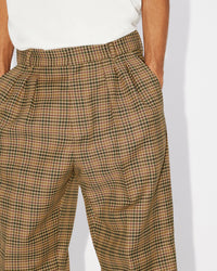 10qty DEJÀ VU 75€ / Pants - DARK CAMEL