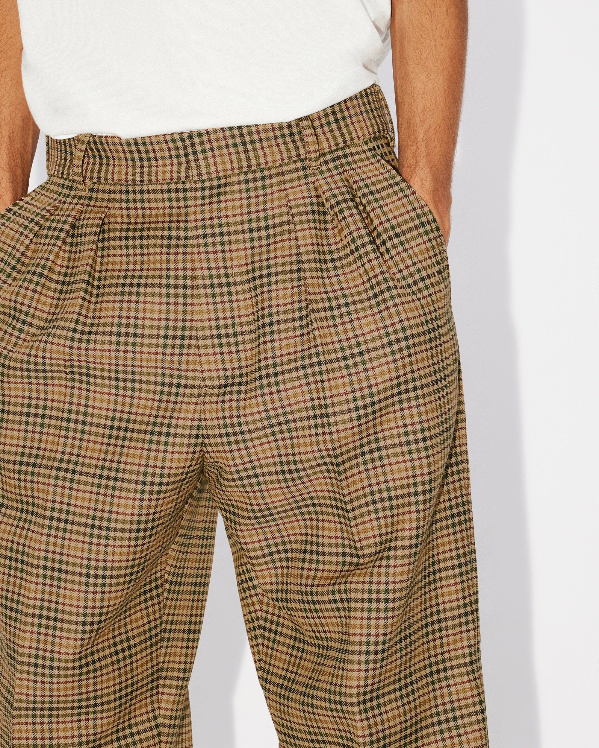 10qty DEJÀ VU 75€ / Pants - DARK CAMEL