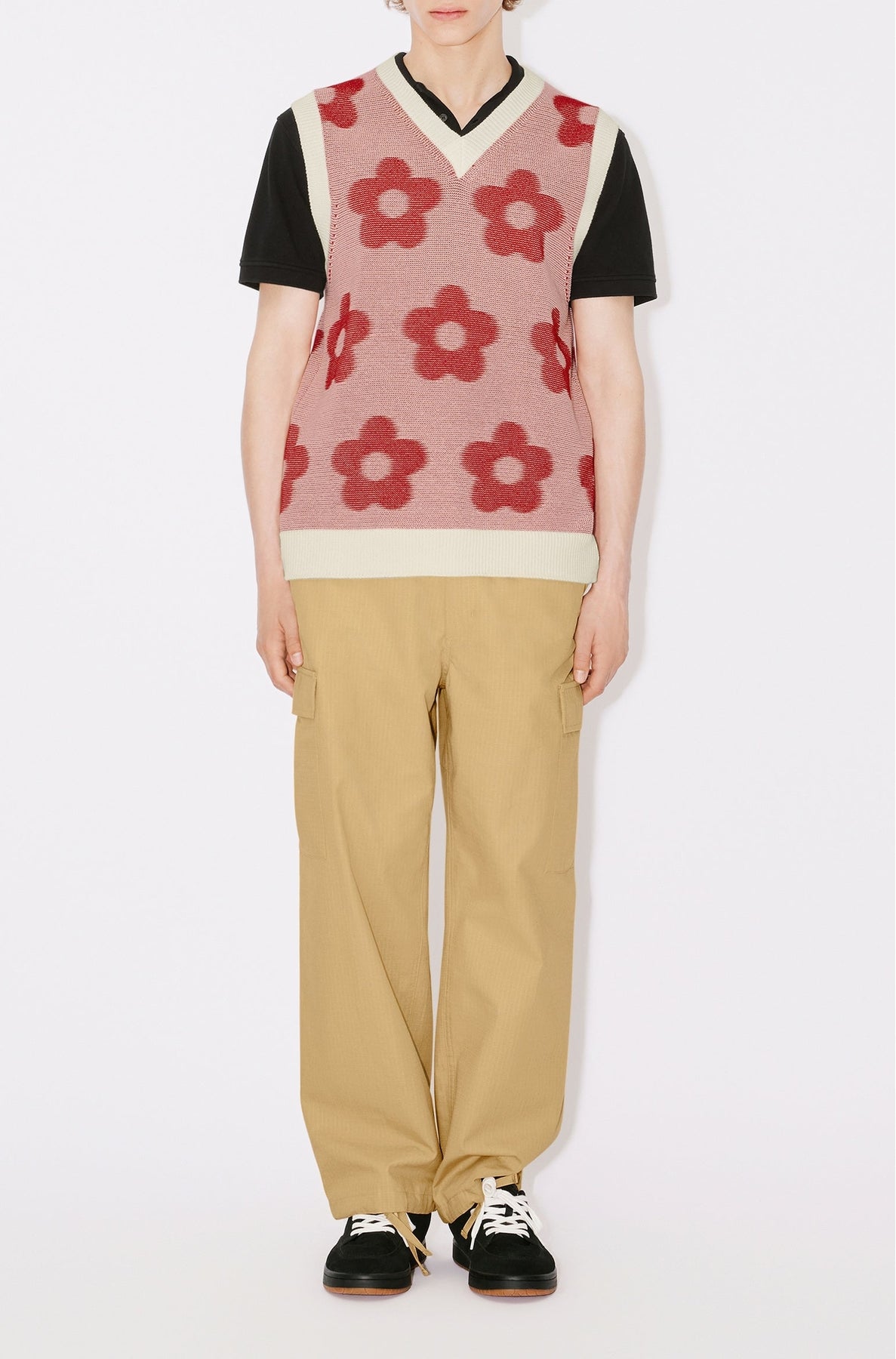Pantalon cargo - Camel