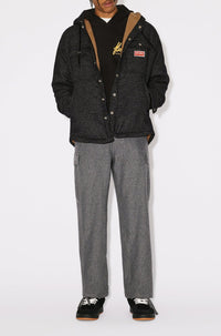 Pantalon cargo en laine - Stone Grey