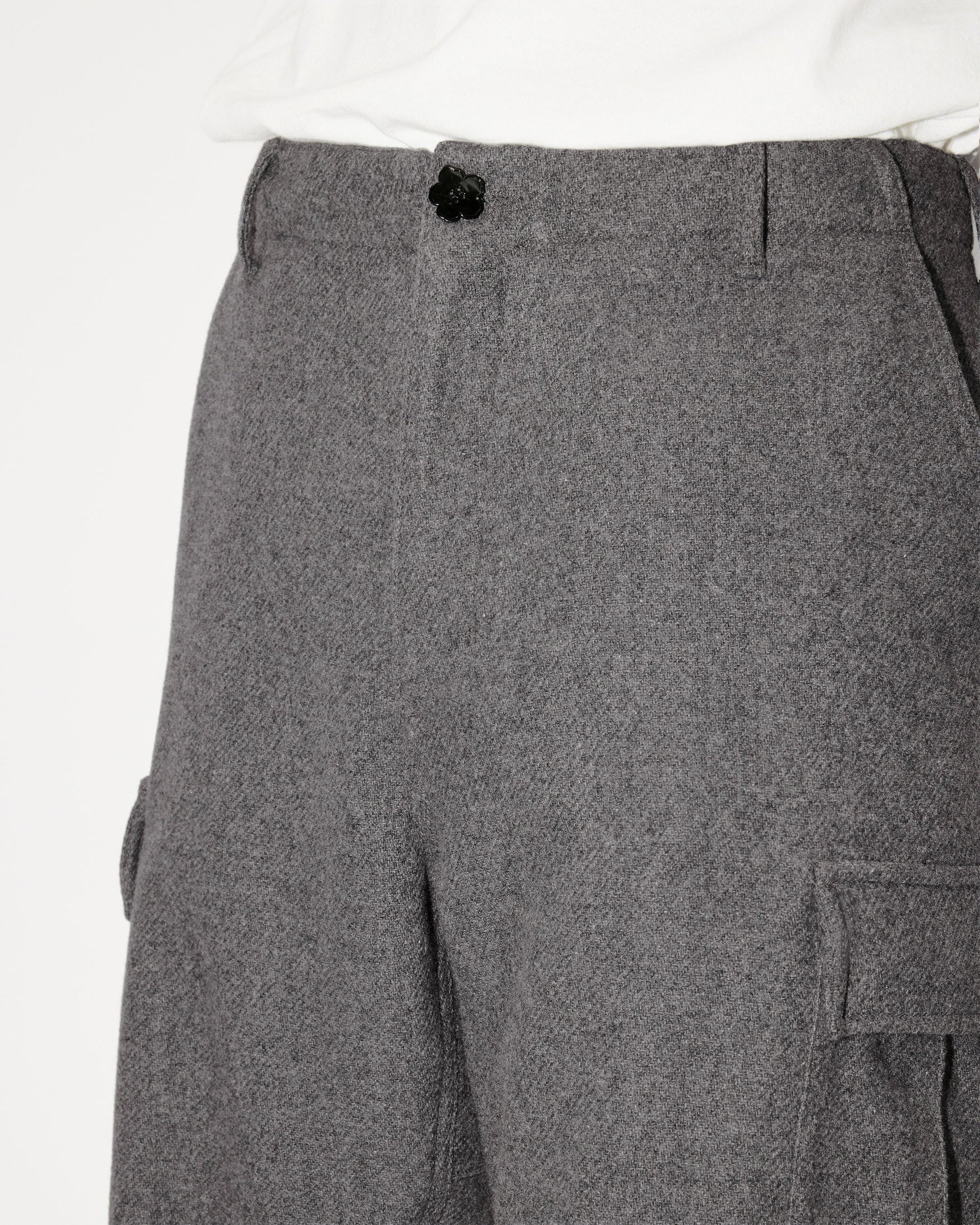 Pantalon cargo en laine - Stone Grey
