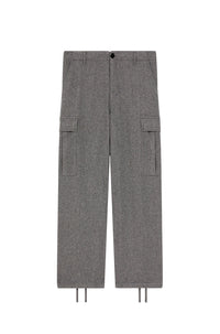 Pantalon cargo en laine - Stone Grey