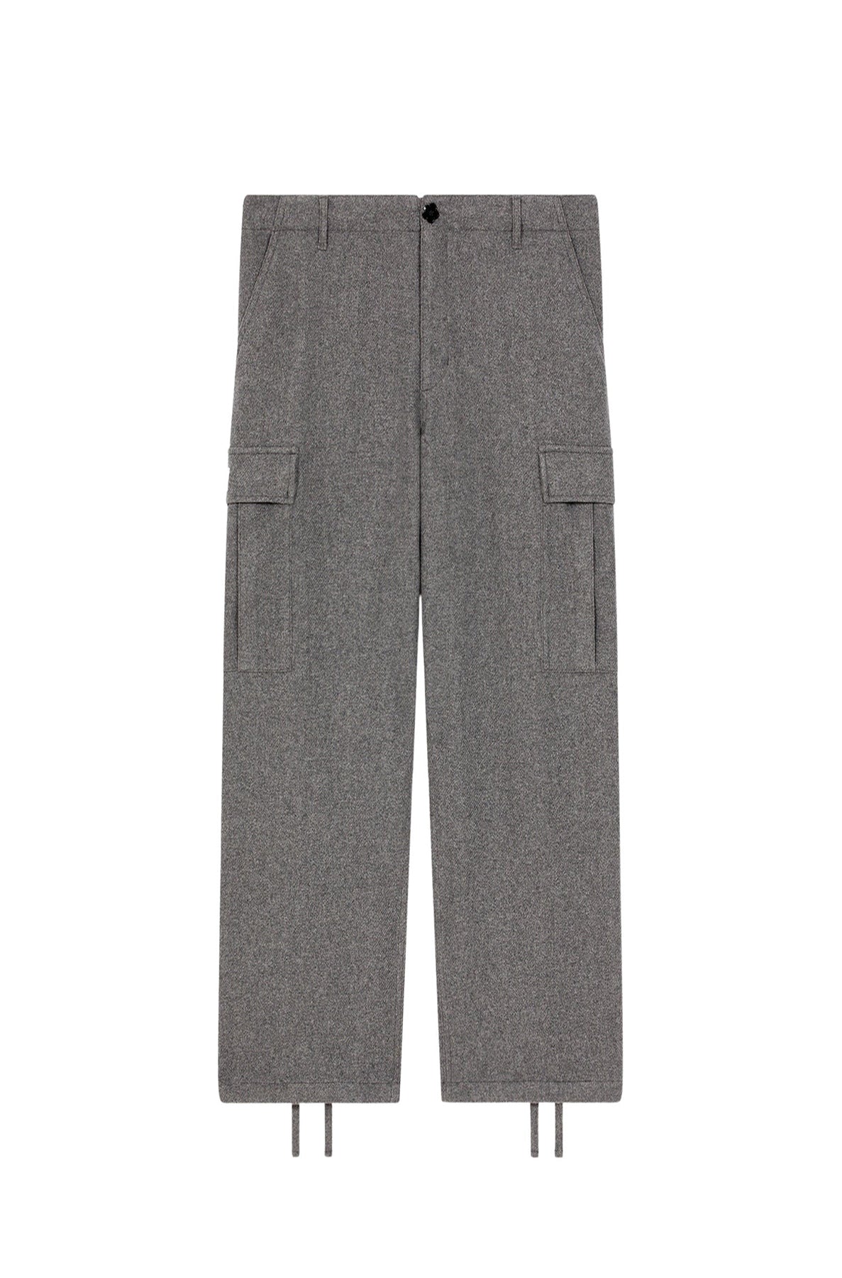 Pantalon cargo en laine - Stone Grey