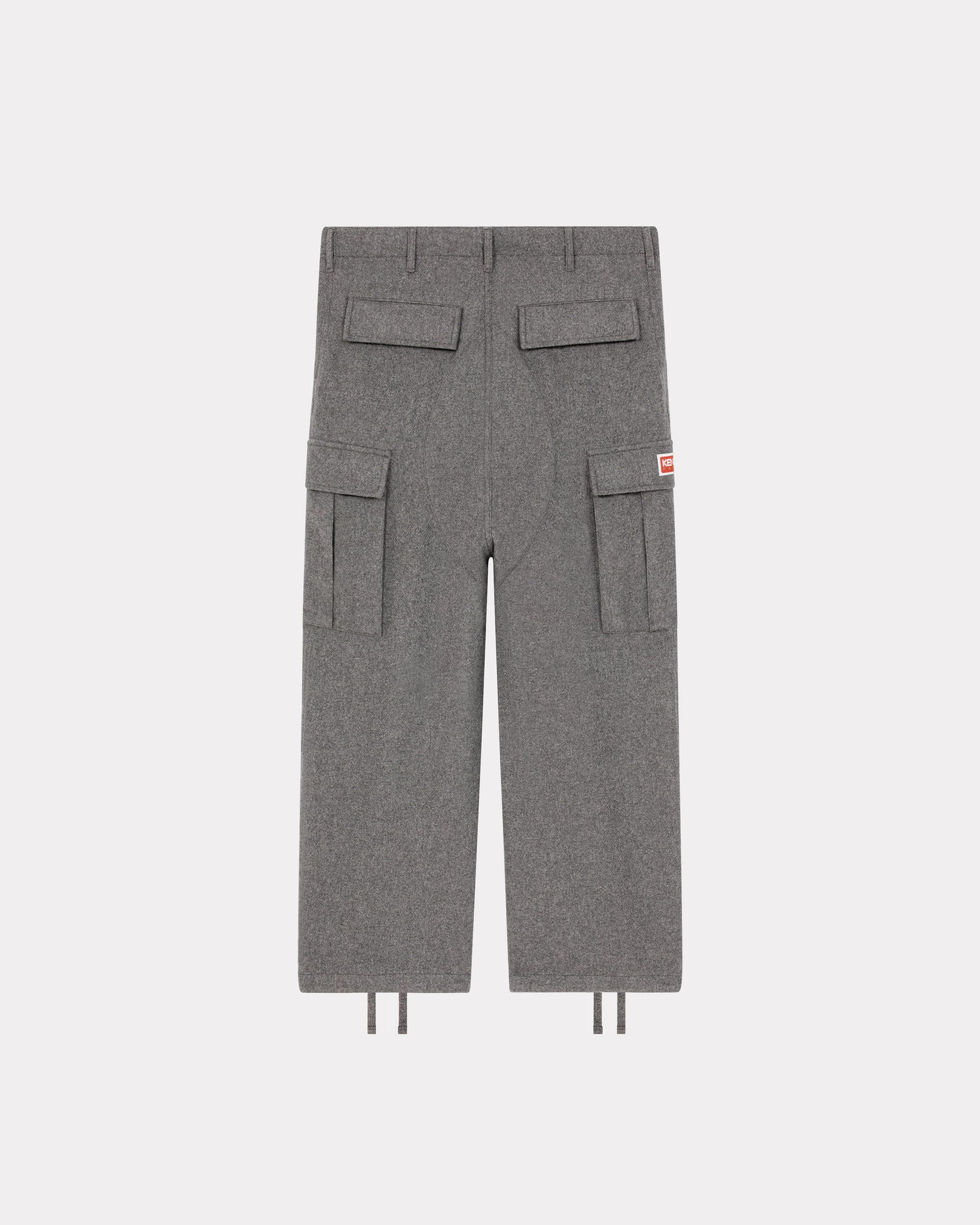 Pantalon cargo en laine - Stone Grey