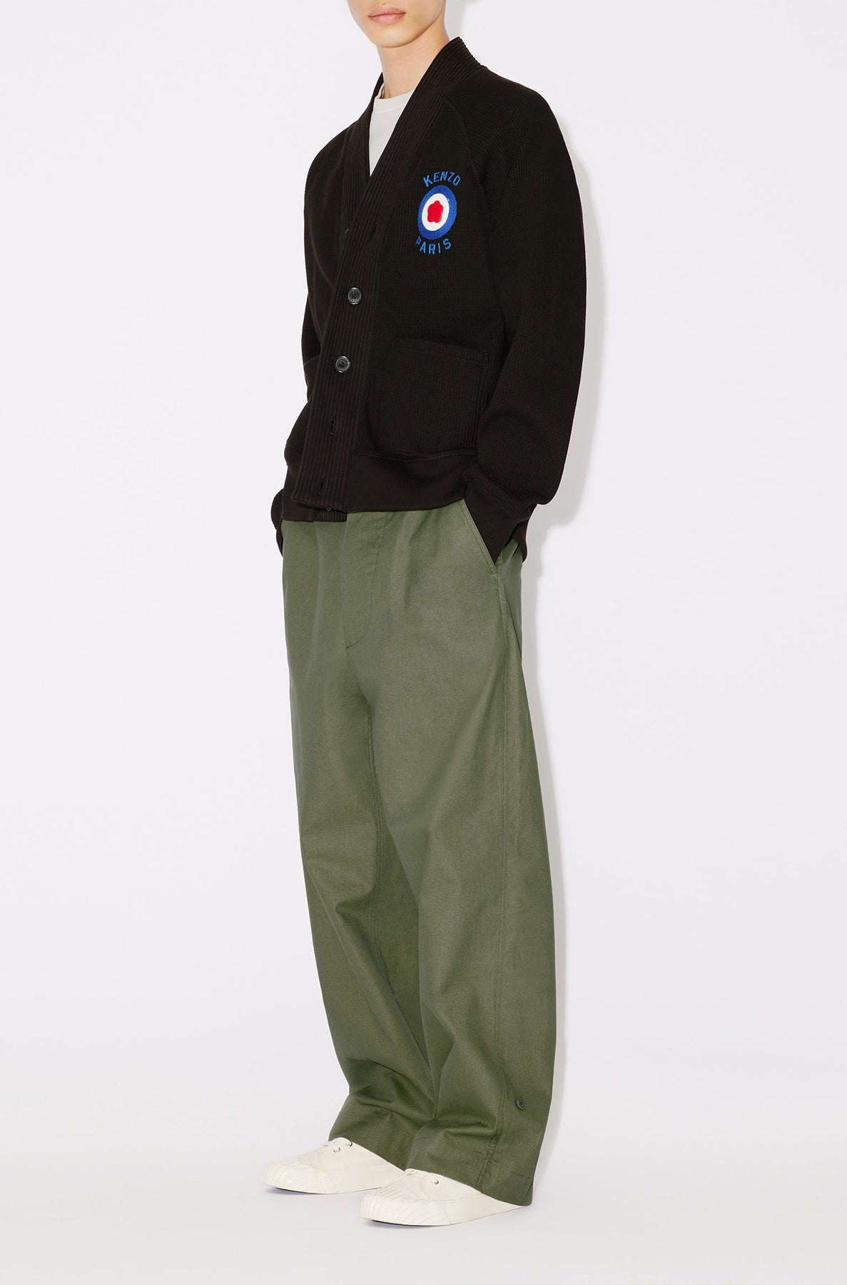Pantalon droit oversize - Dark Khaki
