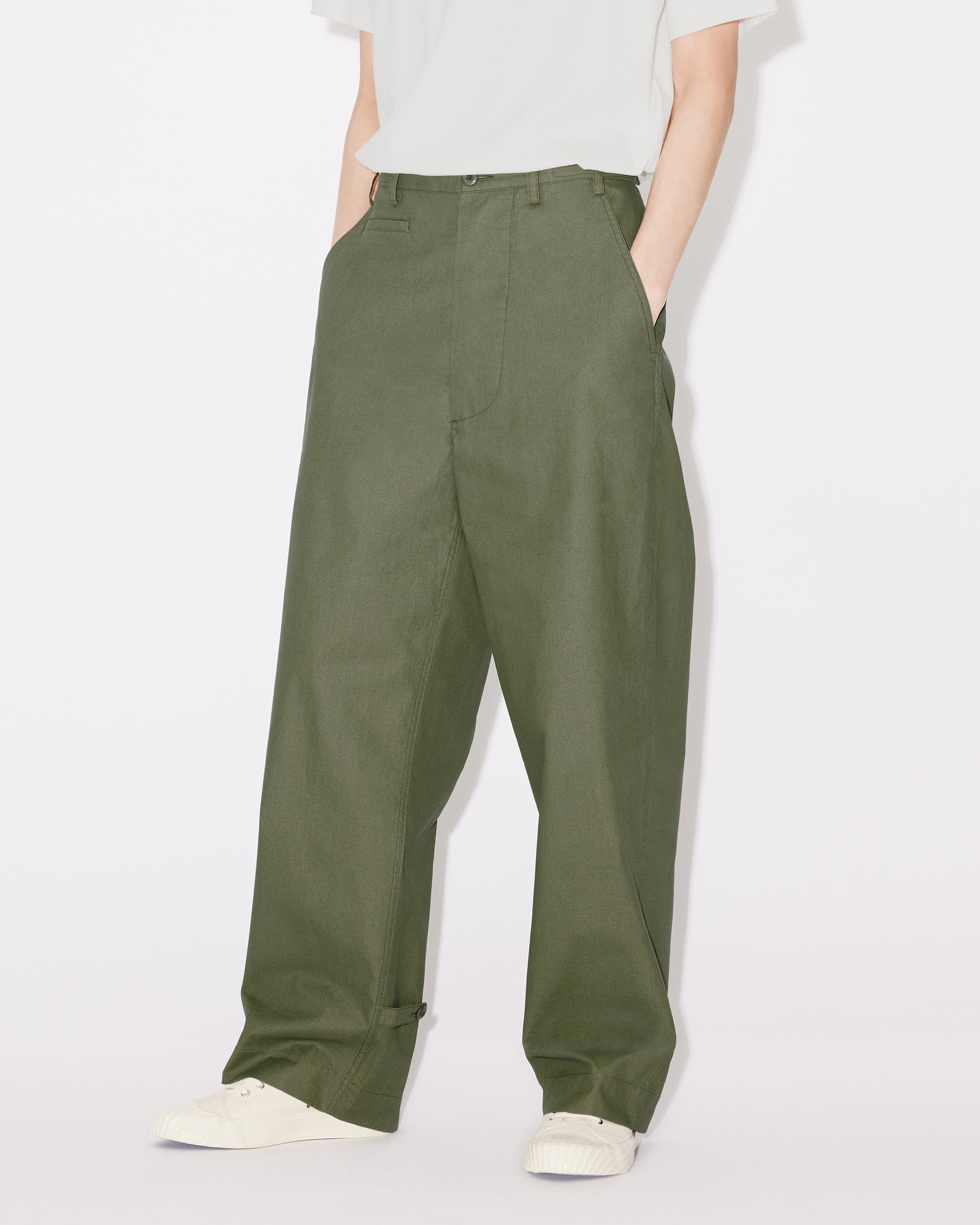 Pantalon droit oversize - Dark Khaki