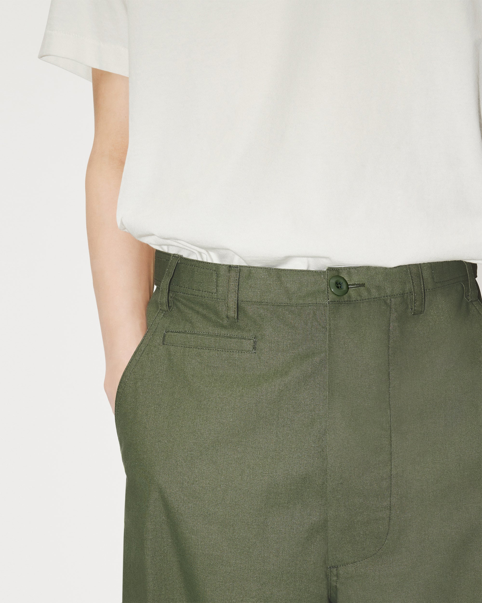 Pantalon droit oversize - Dark Khaki