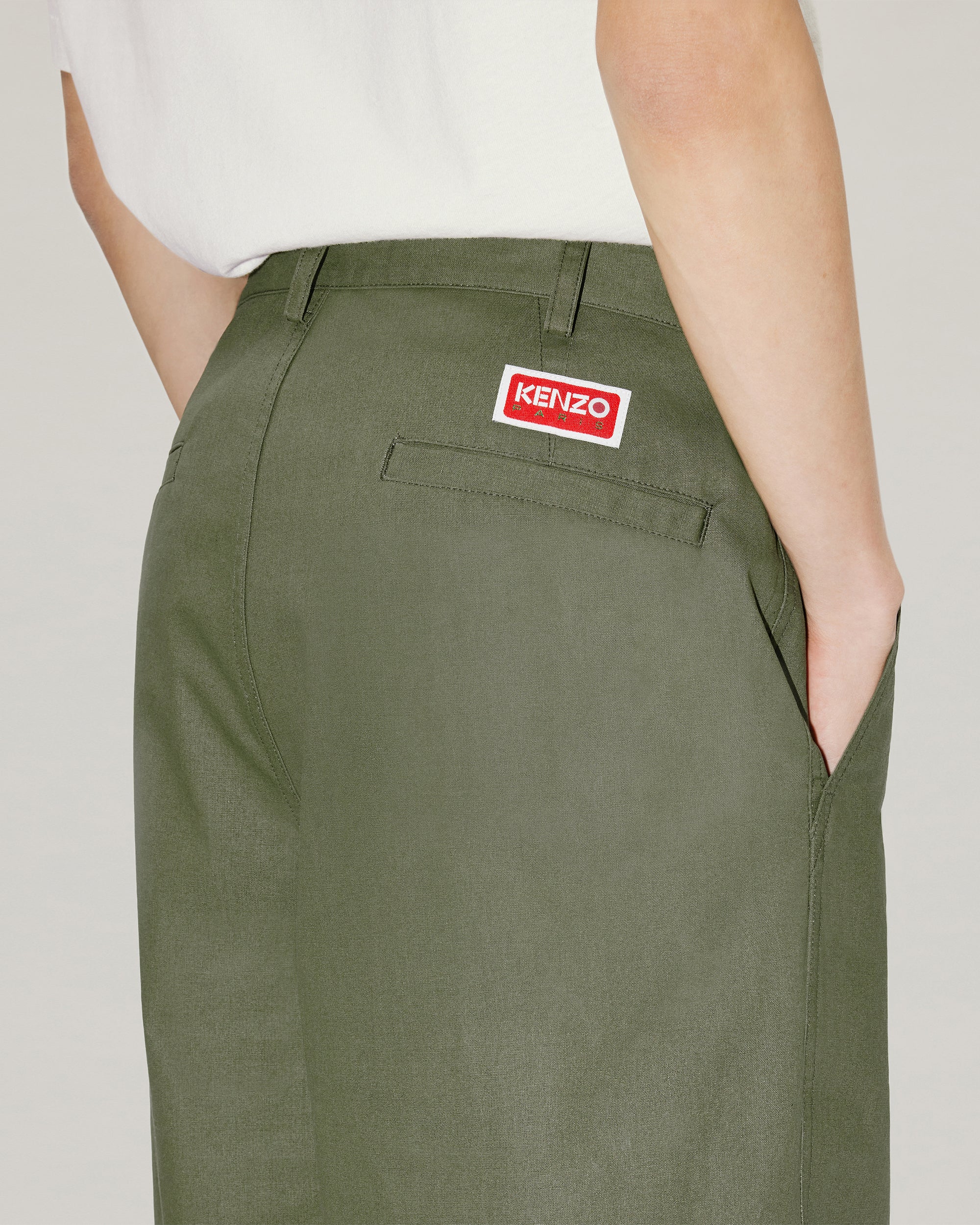 Pantalon droit oversize - Dark Khaki