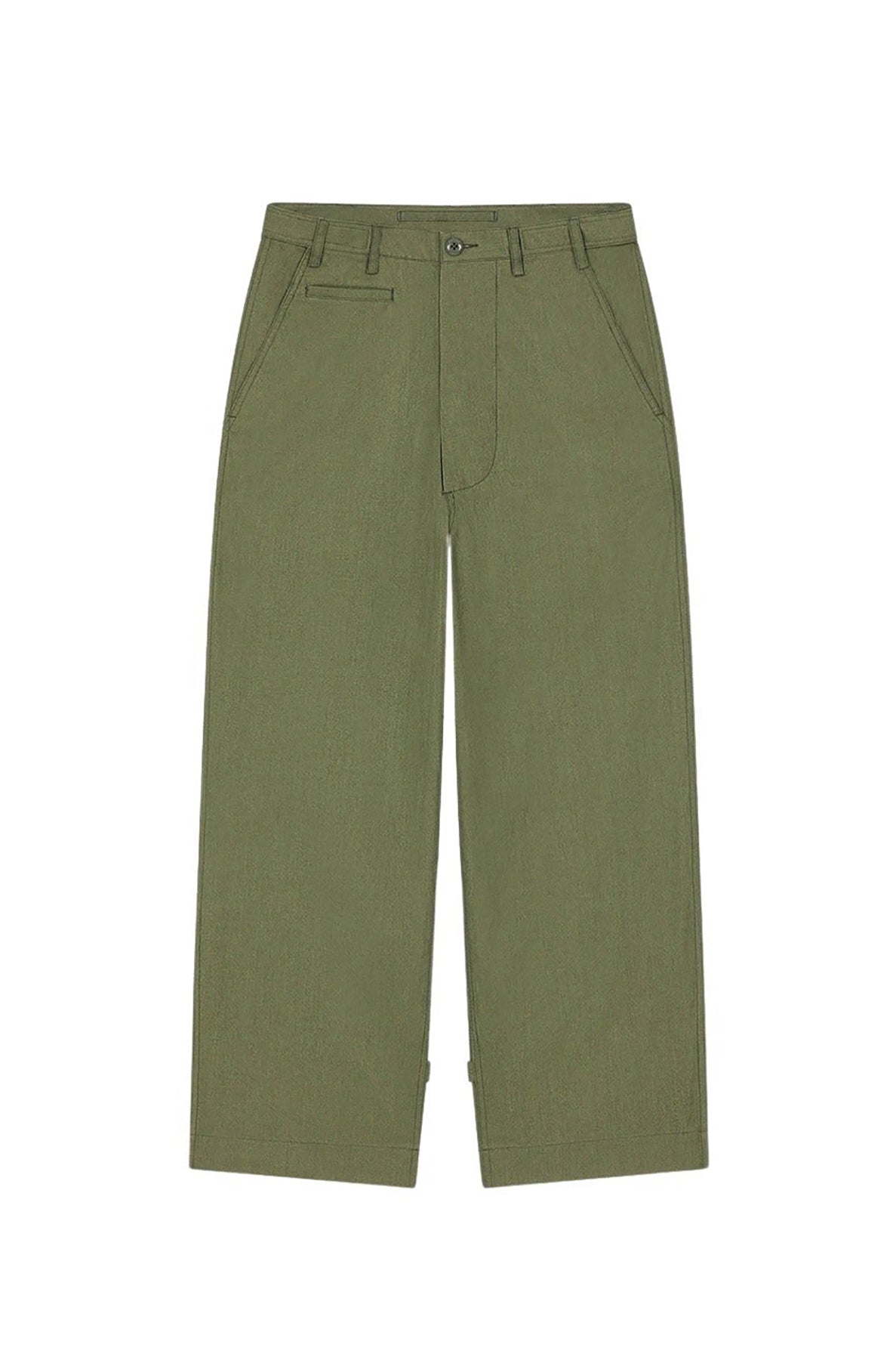 Pantalon droit oversize - Dark Khaki