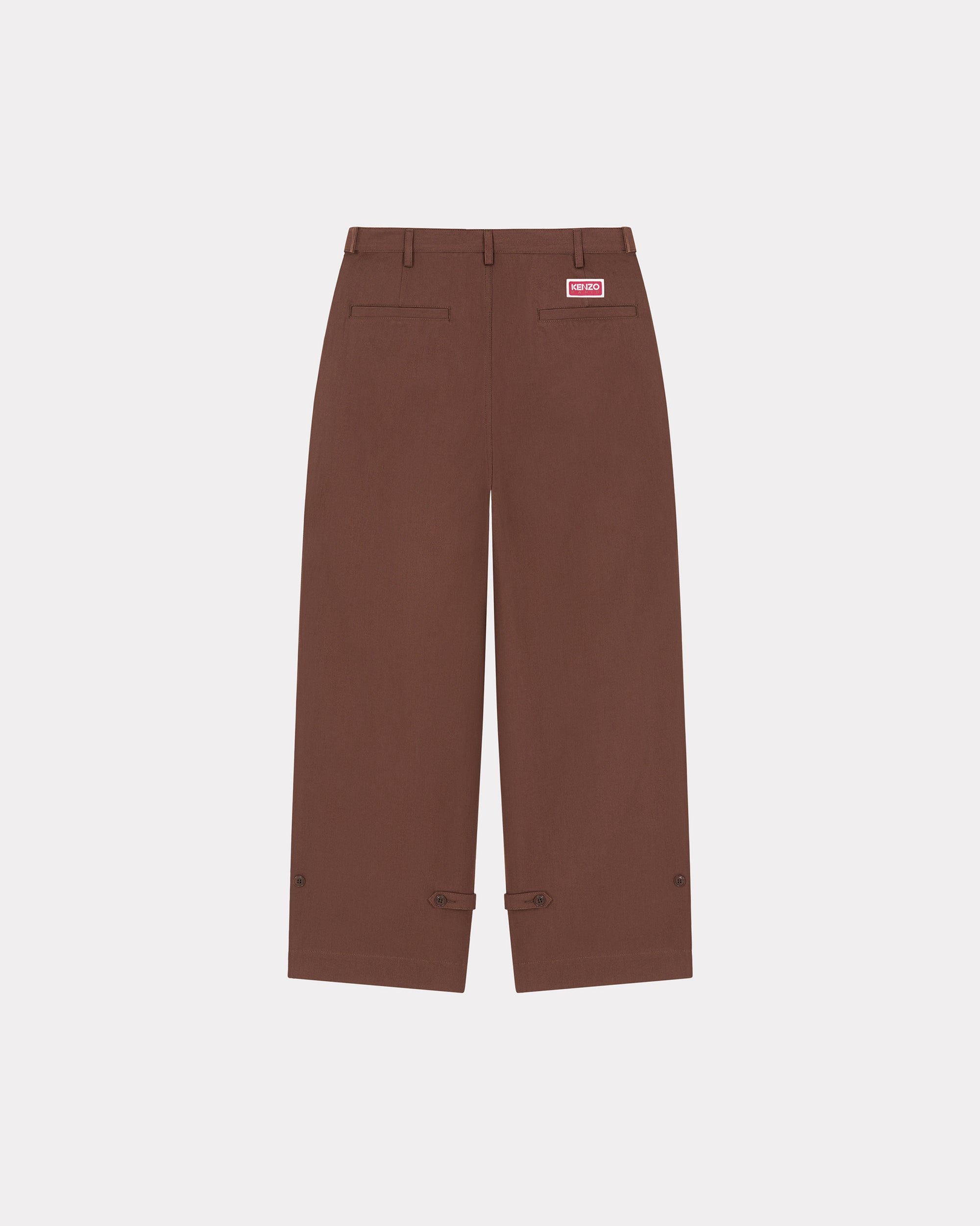 Pantalon droit oversize - Dark Brown