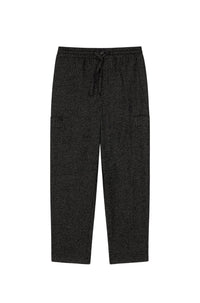 Pantalon cargo à carreaux en laine - Anthracite