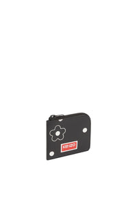 Porte-monnaie "Kenzo Stamp" en cuir - Black