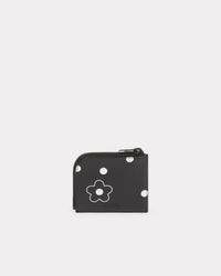 Porte-monnaie "Kenzo Stamp" en cuir - Black