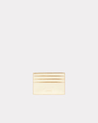 Porte-cartes "Kenzo Emboss" en cuir - Gold