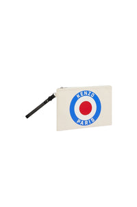 Grande pochette 'Kenzo Target' - Ecru