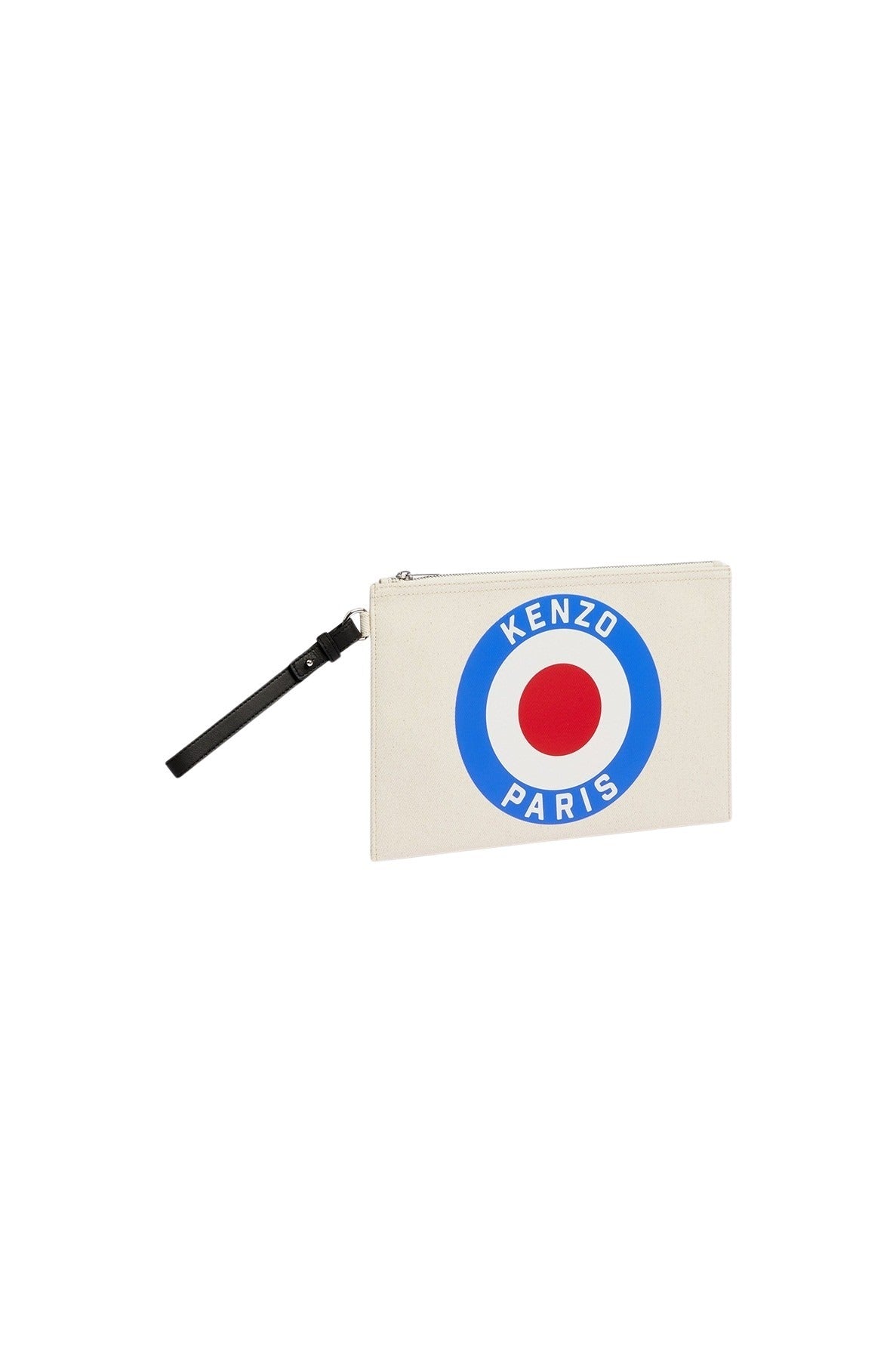 Grande pochette 'Kenzo Target' - Ecru