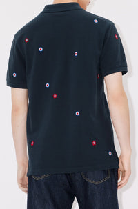 Polo brodé "Kenzo Target" - Midnight Blue