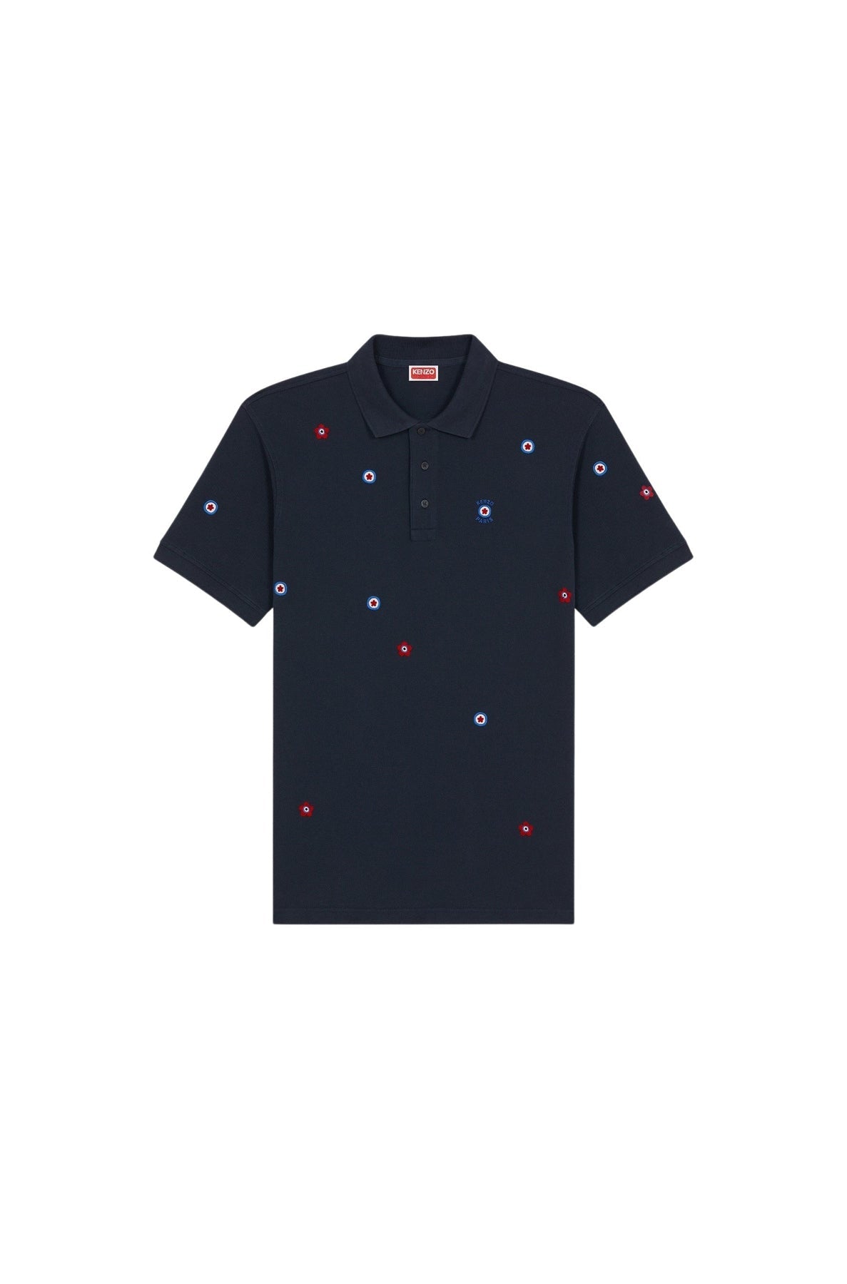 Polo brodé "Kenzo Target" - Midnight Blue