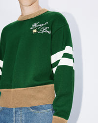 Pull brodé "Kenzo Party" en laine - Pine