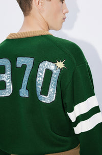 Pull brodé Kenzo Party en laine - Pine