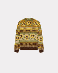 Fairisle wool jumper - Golden Yellow