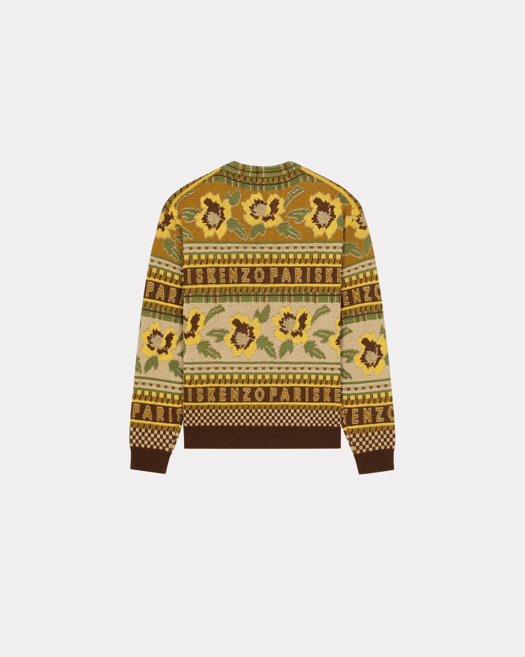 Fairisle wool jumper - Golden Yellow